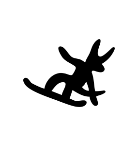 snowboarding illustration icon